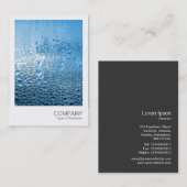 Carte De Visite Photo instantanée 030 - Eau Cool 02 (Devant / Derrière)