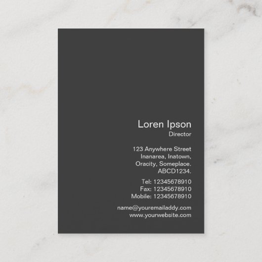 Carte De Visite Photo instantanée - Aimable âne (Dos)