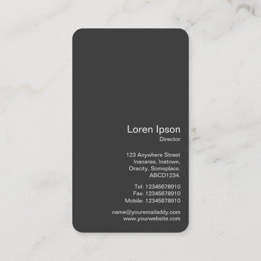 Carte De Visite Photo instantanée - Aimable âne (Dos)