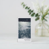 Carte De Visite Photo instantanée - baie de Cardiff (Debout devant)