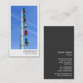 Carte De Visite Photo instantanée - Beacons du port (Devant / Derrière)