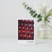 Carte De Visite Photo instantanée - Clavier lumineux (Debout devant)