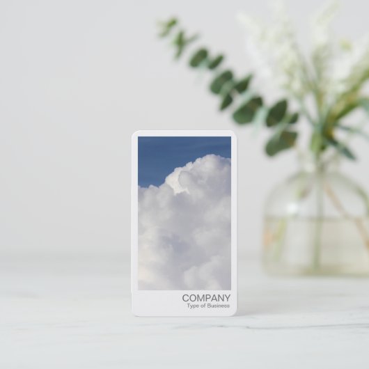 Carte De Visite Photo instantanée - Cumulus Cloud (Debout devant)