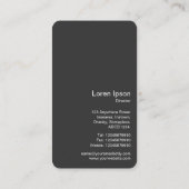 Carte De Visite Photo instantanée - Cumulus Cloud (Dos)