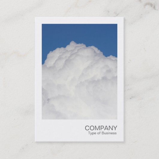 Carte De Visite Photo instantanée - Cumulus Cloud (Devant)