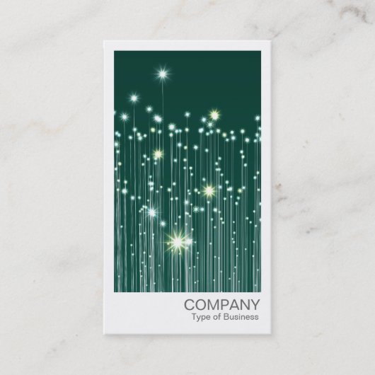 Carte De Visite Photo instantanée - Effet optique fibre optique (Devant)