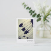 Carte De Visite Photo instantanée - Fairground Ride (Debout devant)