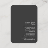 Carte De Visite Photo instantanée - Fleurs et bourgeons de Kalanch (Dos)