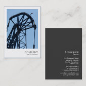 Carte De Visite Photo instantanée - Grue tour (détails) (Devant / Derrière)