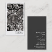 Carte De Visite Photo instantanée - Magnolia Trees (Devant / Derrière)