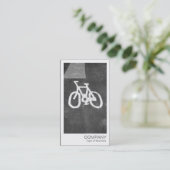 Carte De Visite Photo instantanée - manière de cycle (Debout devant)