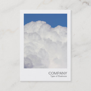 Carte De Visite Photo instantanée - Nuages Cumulus