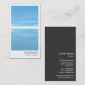 Carte De Visite Photo instantanée - Réflexions 03 (Devant / Derrière)