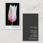 Carte De Visite Photo instantanée - Tulip (Devant / Derrière)