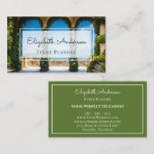 Carte De Visite Photo italienne professionnelle moderne (Devant / Derrière)