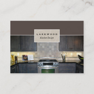 Carte de visite photo Kitchen Taupe