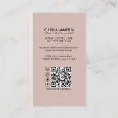 Carte De Visite Photo & Logo Immobilier Professionnel Moderne (Dos)