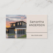 Carte De Visite Photo Maison personnalisée - Agent immobilier (Devant)