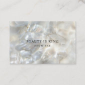 Carte De Visite Photo, Marbre, Argent Blanc, Salon (Devant)