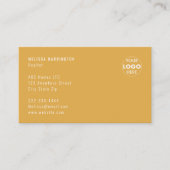 Carte de visite photo |Marque personnalisée facile (Devant)