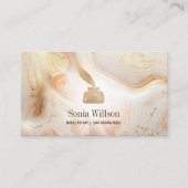 Carte De Visite Photo Mobile Agent de signature de prêt notaire Mo (Devant)