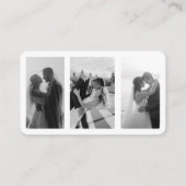 Carte de visite photo moderne avec code QR (Devant)