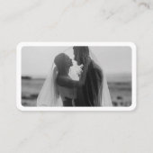 Carte De Visite Photo moderne avec QR Code Professional (Devant)