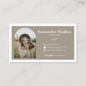 Carte De Visite Photo moderne Collage 5 Arc Photos Photographe (Devant)