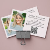 Carte De Visite Photo moderne Naissance & Postpartum Doula