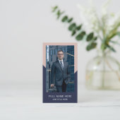 Carte de visite photo moderne pour la profession c (Debout devant)