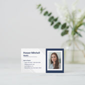 Carte de visite photo moderne professionnel Realto (Debout devant)