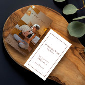 Carte De Visite Photo moderne propre