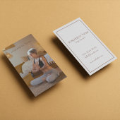 Carte De Visite Photo moderne propre