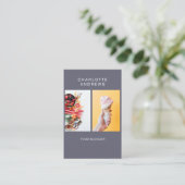 Carte de visite photo moderne tendance (Debout devant)