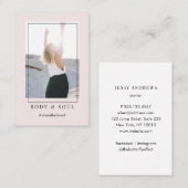 Carte de visite photo moderne tendance (Devant / Derrière)