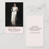 Carte De Visite Photo musicien chanteur (Devant / Derrière)