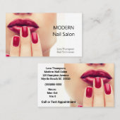 Carte de visite photo Nail Technician (Devant / Derrière)