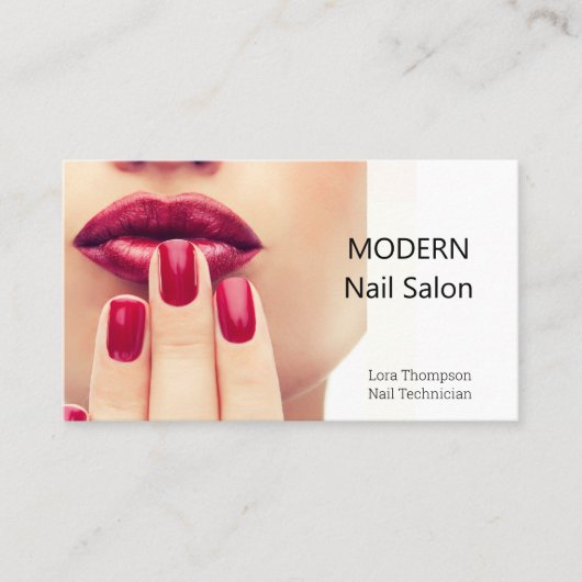 Carte de visite photo Nail Technician (Devant)