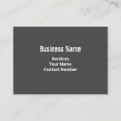 Carte De Visite Photo noir et blanc rustique Windows et bois (Dos)