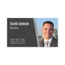 Photo noire professionnelle moderne d'agent