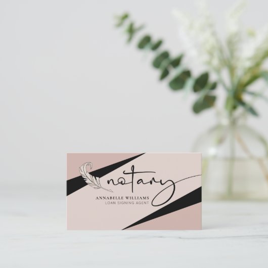 Carte De Visite Photo Notaire moderne Code QR (Debout devant)