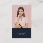 Carte De Visite Photo numérique professionnelle moderne (Devant)