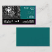 Carte De Visite Photo - Ocean Green - In the Woods (Devant / Derrière)