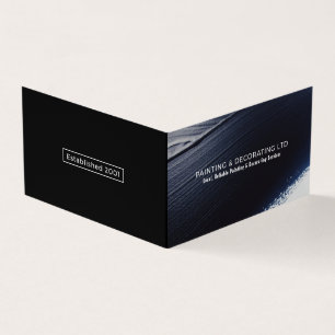 Carte De Visite Photo Peinture noire, Peintre & Décorateur