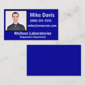 Carte de visite photo personnalisé (Devant / Derrière)