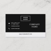 Carte de visite photo personnalisé (Dos)