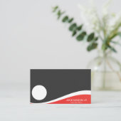 Carte de visite photo personnalisé (Debout devant)