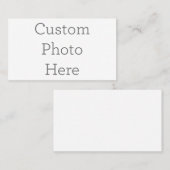 Cartes de visite États-Unis : 8.9 cm x 5.1 cm (Devant / Derrière)