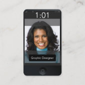 carte de visite photo personnalisé iPhone (Dos)
