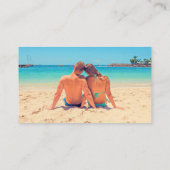 Carte de visite photo personnalisé Votre propre co (Dos)